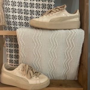 Puma paten leather sneakers